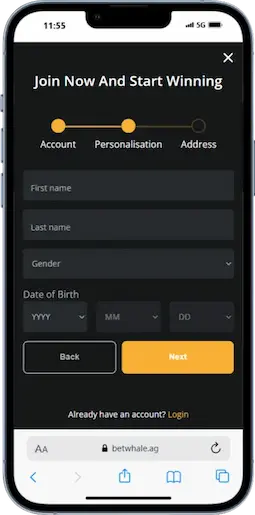 BetWhale Dota 2 Bet Sign Up Step 3