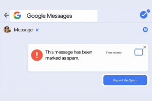 Google Messages adds AI-powered spam protection, content warnings, and scam detection tools. Google Messages app with spam protection
