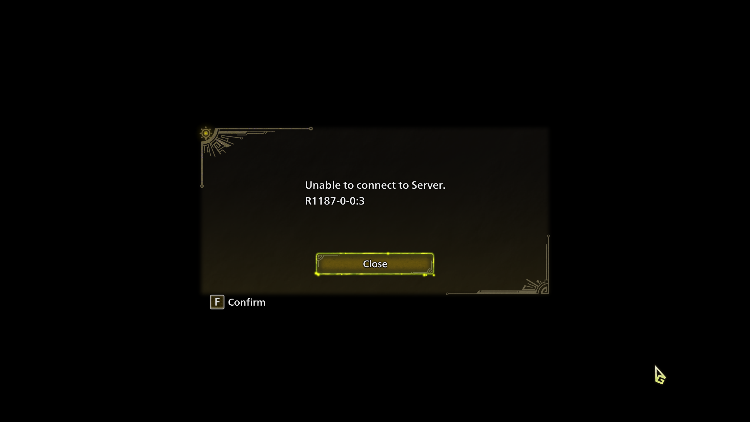 Monster Hunter Wilds server error