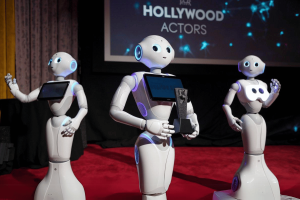 SAG-AFTRA secures video game contracts as thousands sign AI warning statement. AI robots starring in Hollywood movie as actors