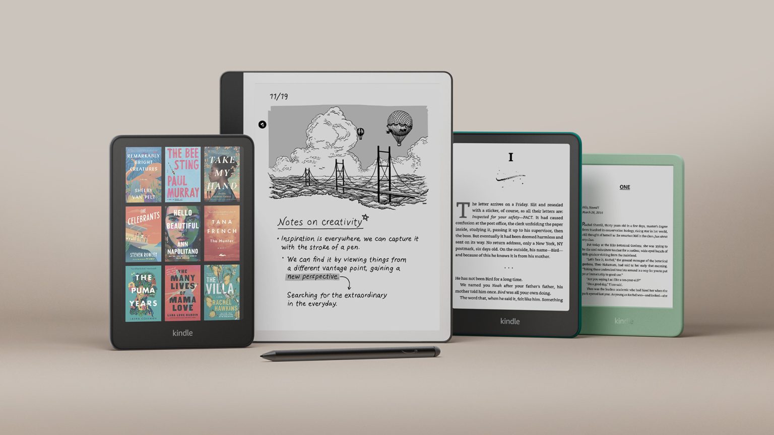 Amazon announces new Kindle devices
