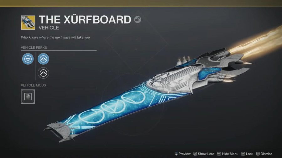 How to get the Xurfboard Skimmer in Destiny 2