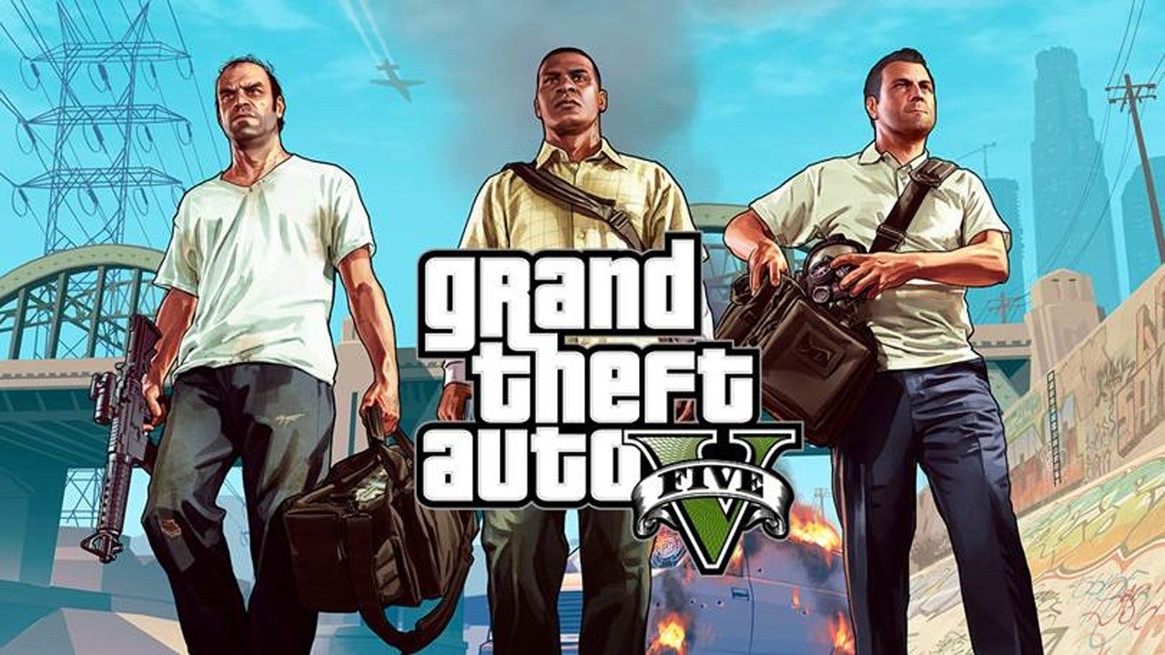 três heróis Grand Theft Auto cinco, um dos melhores jogos de playstation 4 para jogar em 2024