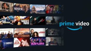 a carousel of title cards of amazon prime video shows