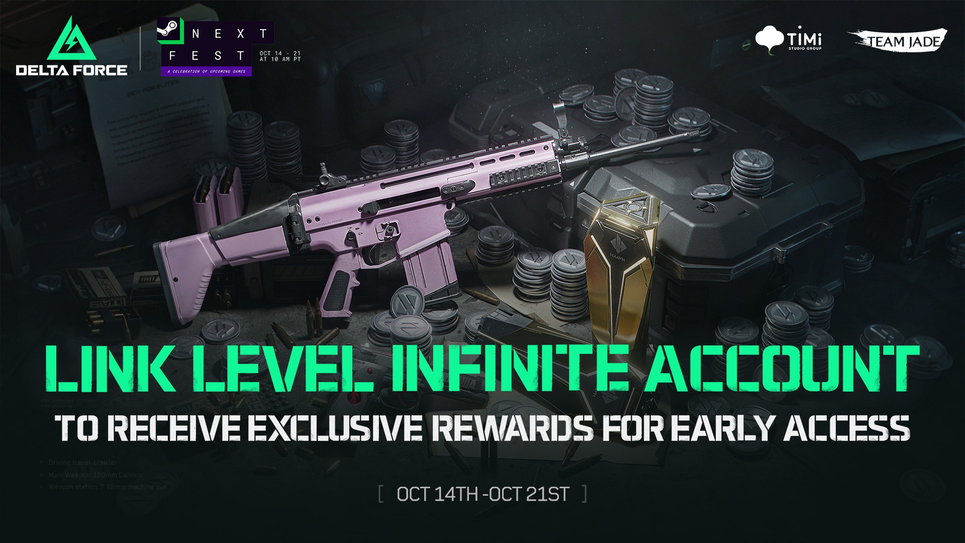 how to get delta force early access rewards