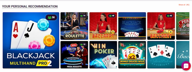 TonyBet Live Casino