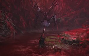 One of the nasty spiders in Monster Hunter Wilds