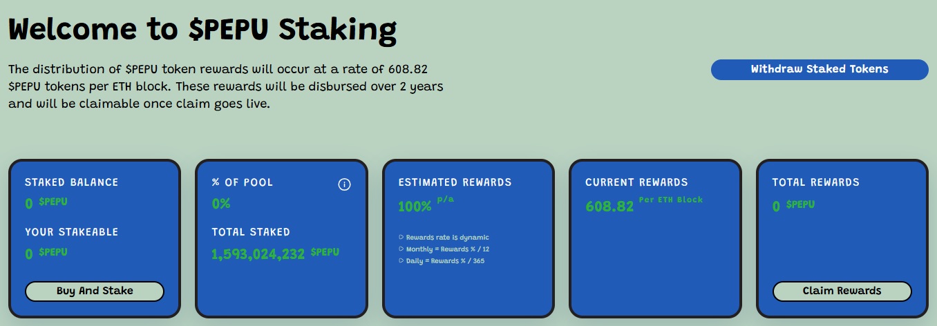 PEPU Staking Protocol