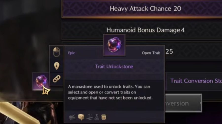 How to get and use Trait Unlockstones in Throne And Liberty