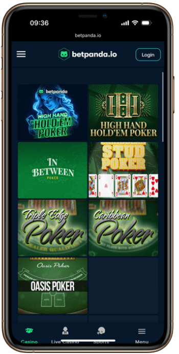 BetPanda BTC Video Poker