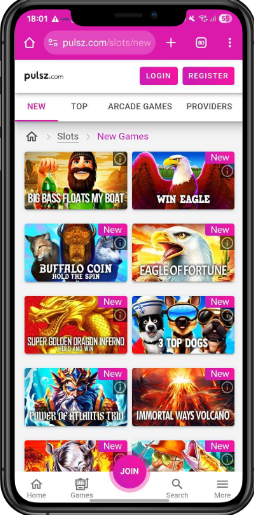 Pulsz top casino with Google pay 