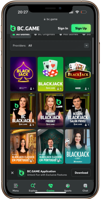 BC.Game ETH Blackjack