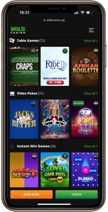 Wild Casino Mobile
