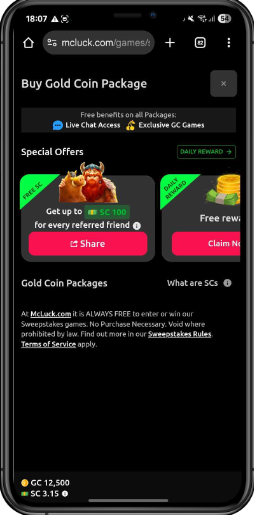 Select Coin Package