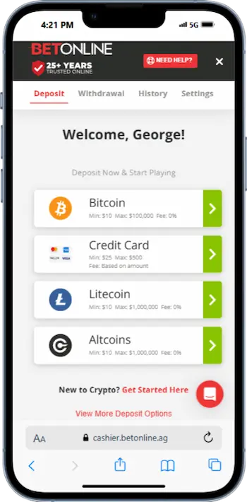 BetOnline Promo Code