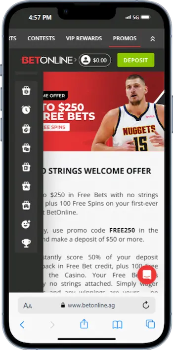 BetOnline Promo Code