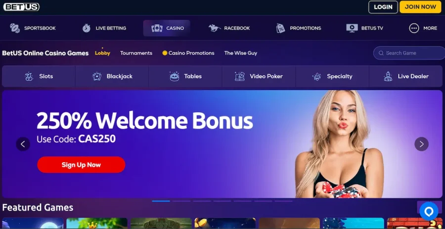 BetUS review