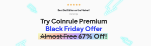 coinrule black friday deal