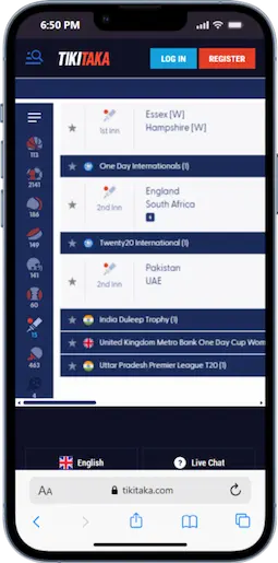 Cricket Betting On Tikitaka in Canada