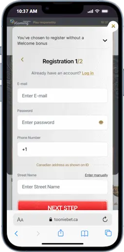 Step 3 - Now Register Your Email and Password