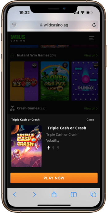 Step 4: Choosing a Game and Place Your First Bet