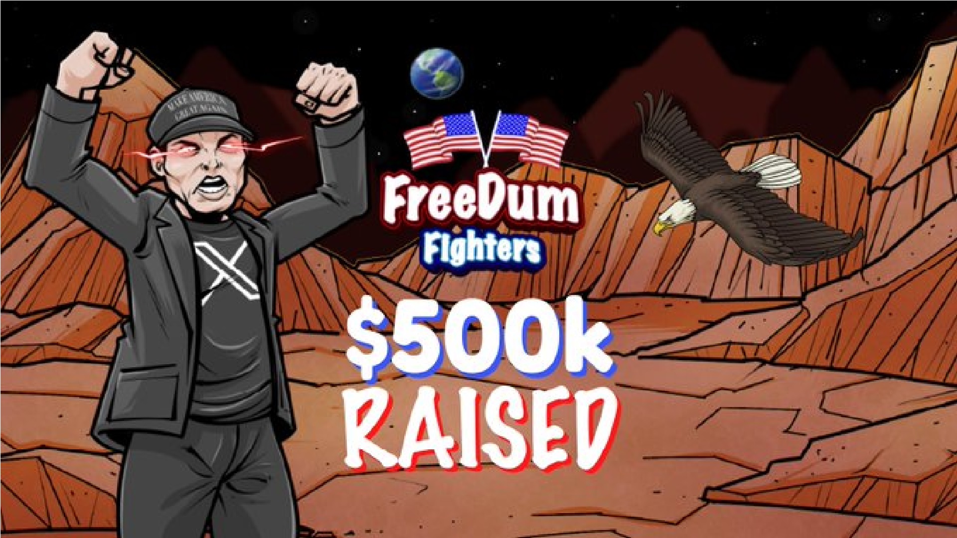 FreeDum Fighters Raises Over $500K