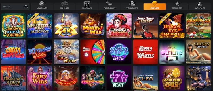 BetWhale Jackpots