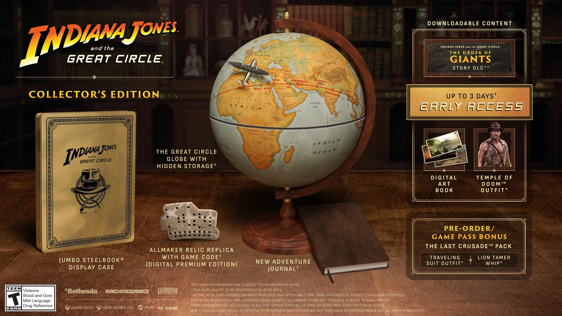 indiana jones and the great circle collectors edition