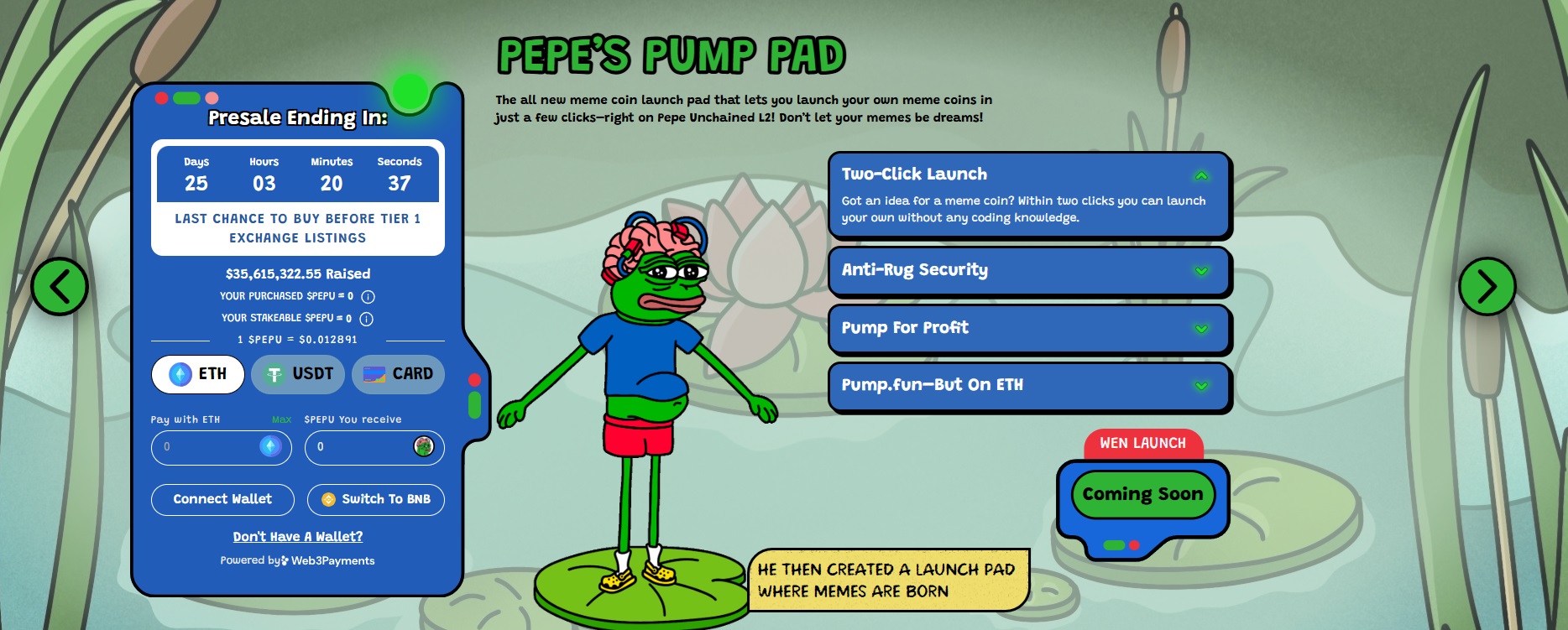 Pepe's Pump Pad