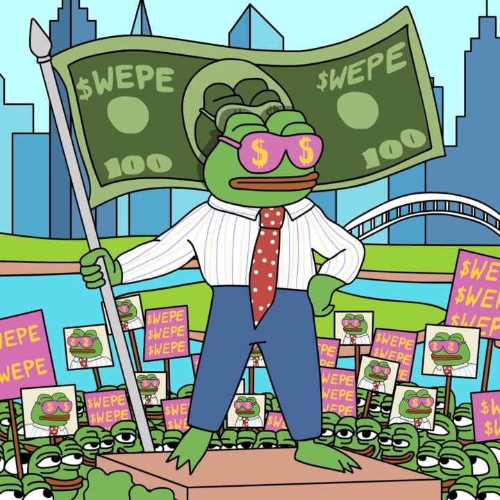 armée wepe wall street pepe