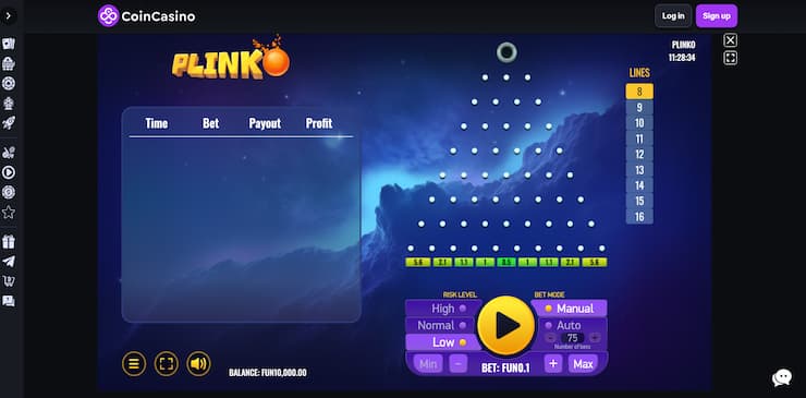 CoinCasino Plinko