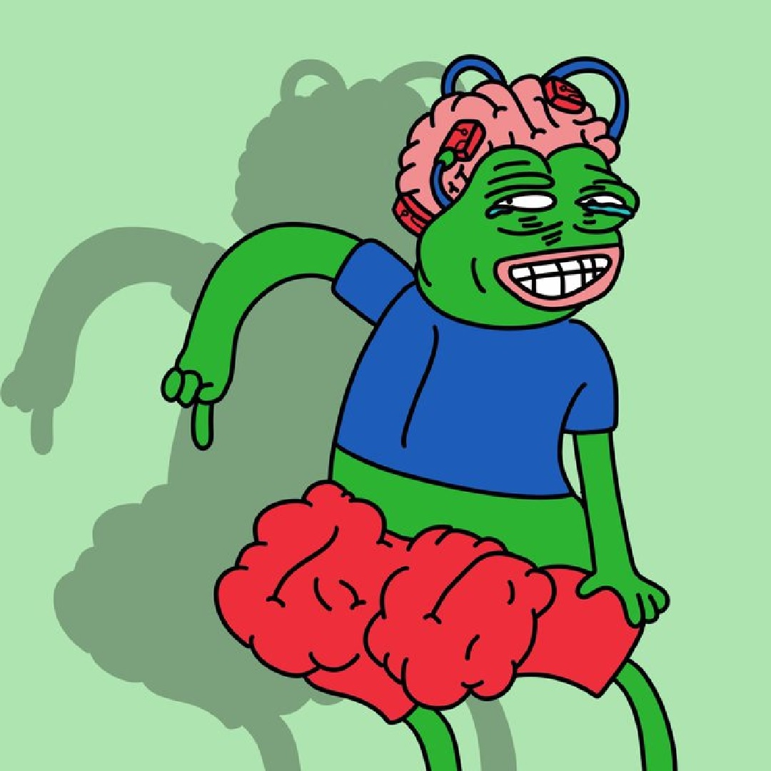 Pepe Unchained Giga Brain