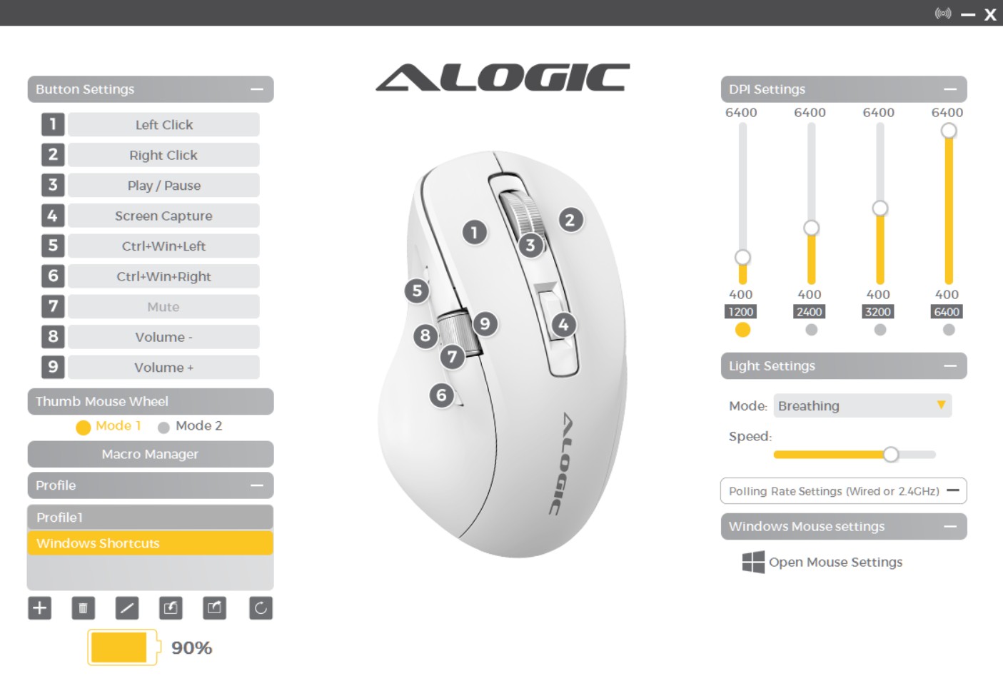 Apex mouse software