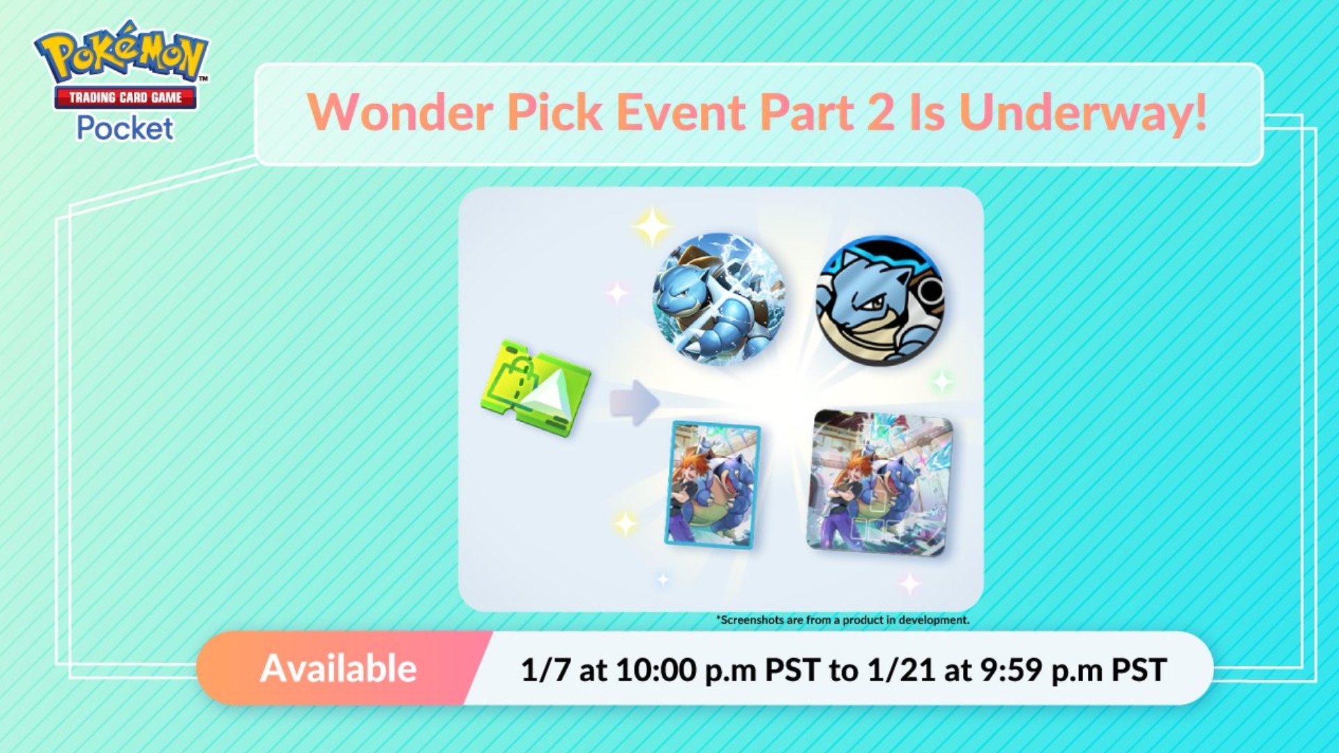 blastoise wonder pick event part 2 pokemon tcg pocket