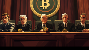 AI image to depict Senate subcommittee for Crypto / The Senate Banking Committee is on the verge of announcing an inaugural subcommittee dedicated to the oversight of crypto. 