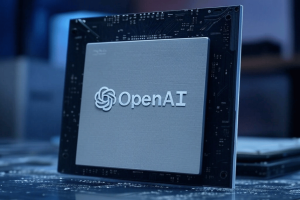 OpenAI 'partners with TSMC,' snubbing Samsung to develop in-house AI chips - report. AI image of OpenAI chip.