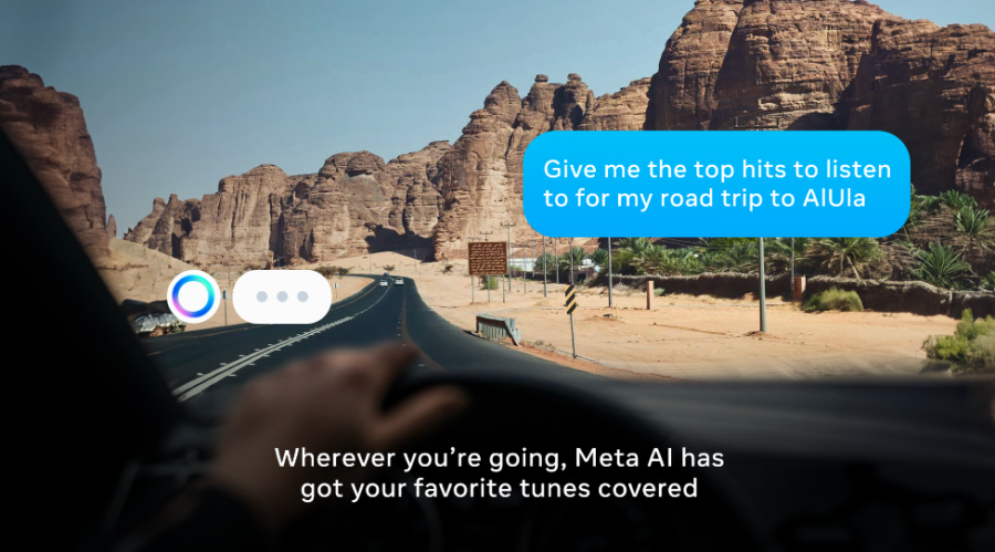 Screenshot from Meta information for the launch of Meta AI in the Middle East and North Africa.