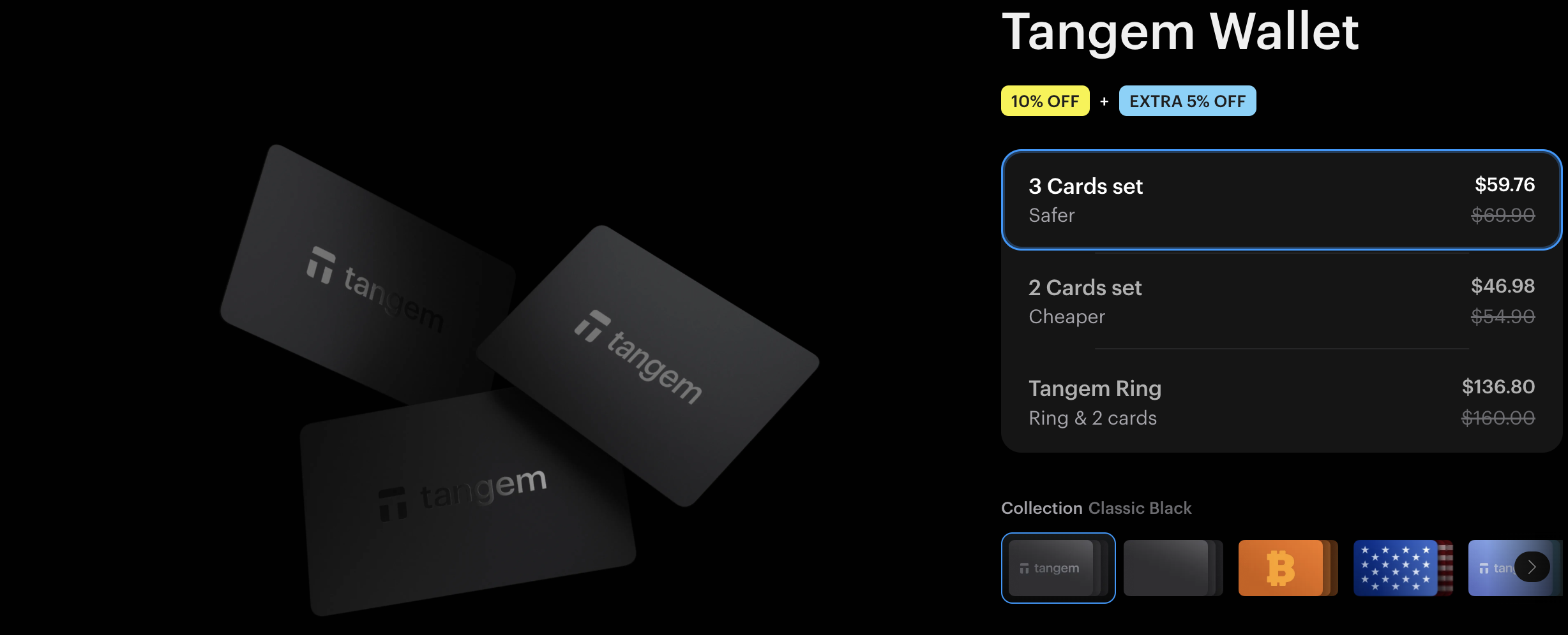 Tangem wallet discount