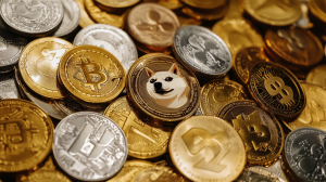 AI image to depict meme coins, including Doge / The latest politician linked meme coin has added to the ongoing controversy.