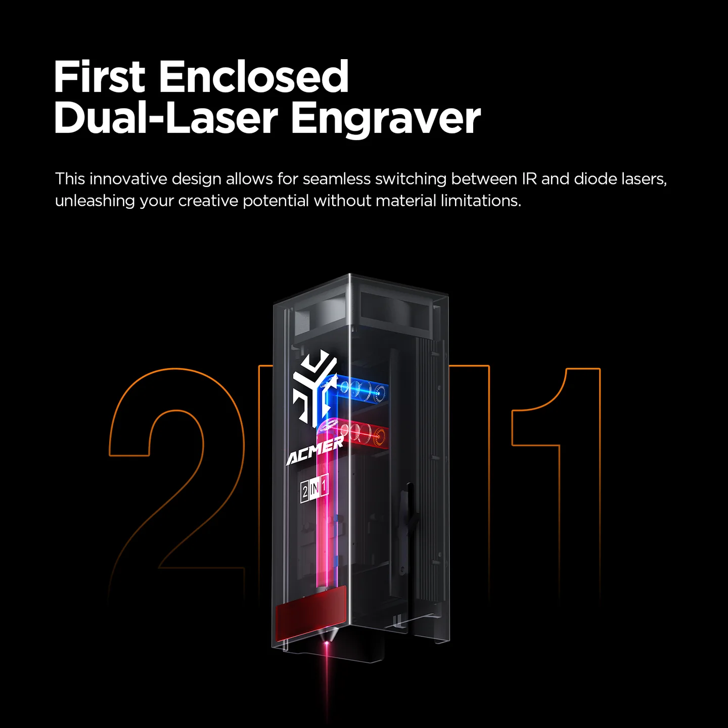 Acmer dual laser