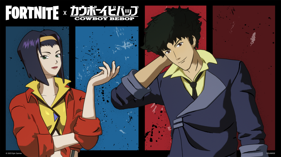 Spike and Faye from Cowboy Bebop in Fortnite