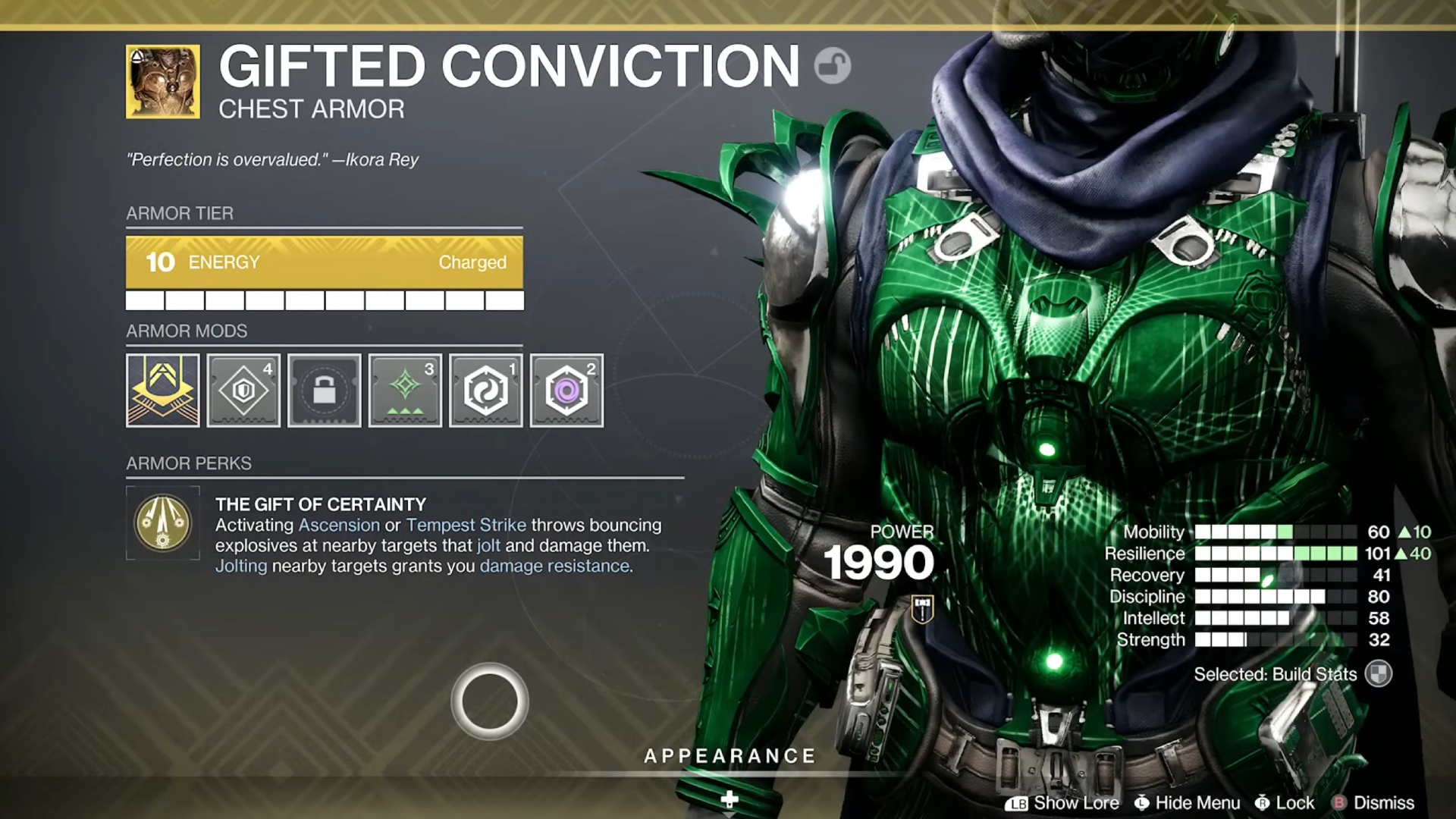 gifted conviction destiny 2