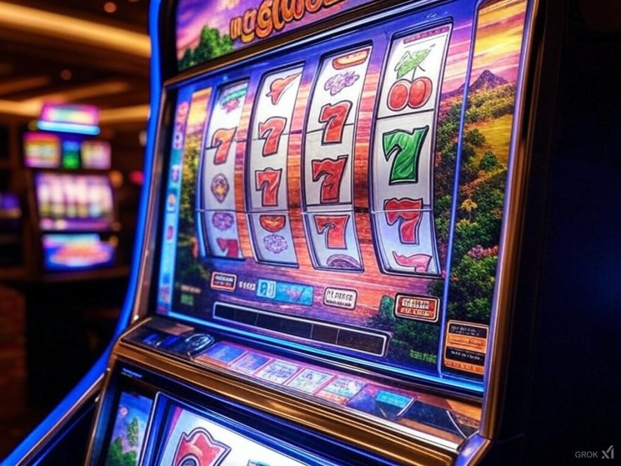AI image to depict slot gaming machines / Yggdrasil has entered into a partnership with Rank Group to bring its slots offering to UK players. 
