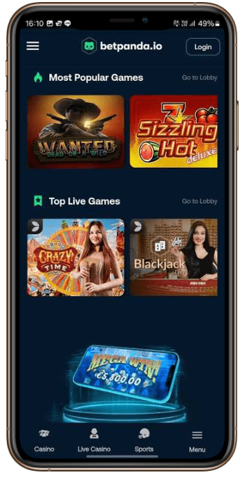 BetPanda Top Live Games