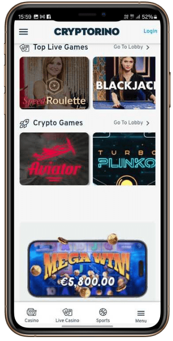 Cryptorino Alternative to BC Game