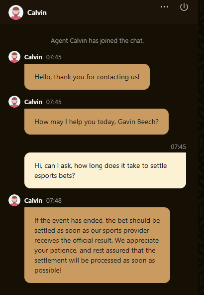 Goldspin Australia Customer Support
