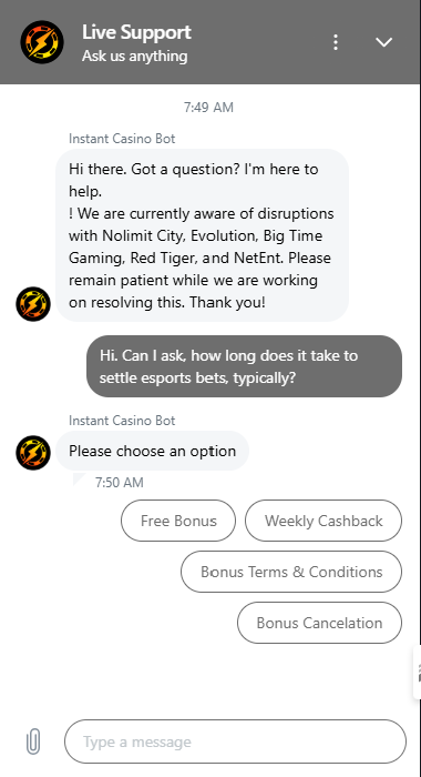 Instant Casino Australia Customer Support