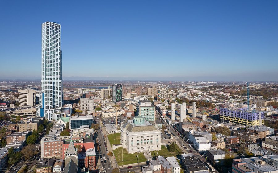 Overview image of Journal Square, Jersey City in New Jersey.
