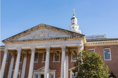 Maryland scales back proposed sports betting tax hike in budget deal. Maryland State Building