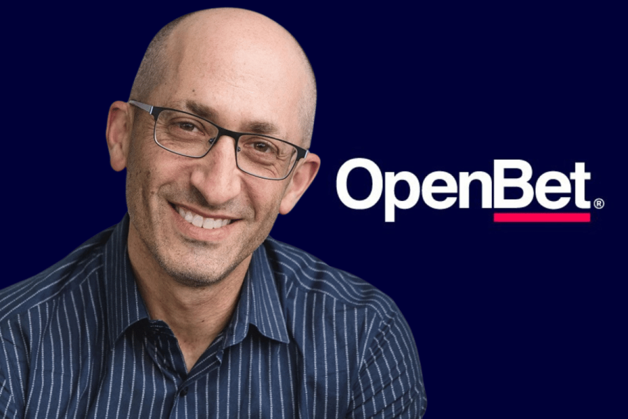 OpenBet completes $450M management buyout from Endeavor. OpenBet CEO Jordan Levin next to OpenBet logo writing